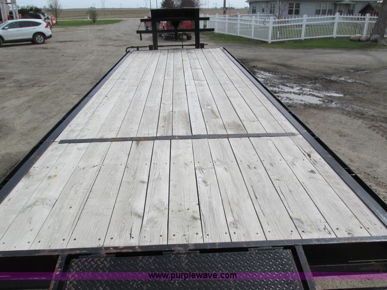 image for item I4010 2012 Delta gooseneck equipment trailer