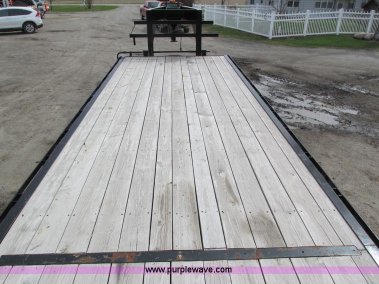 image for item I4010 2012 Delta gooseneck equipment trailer