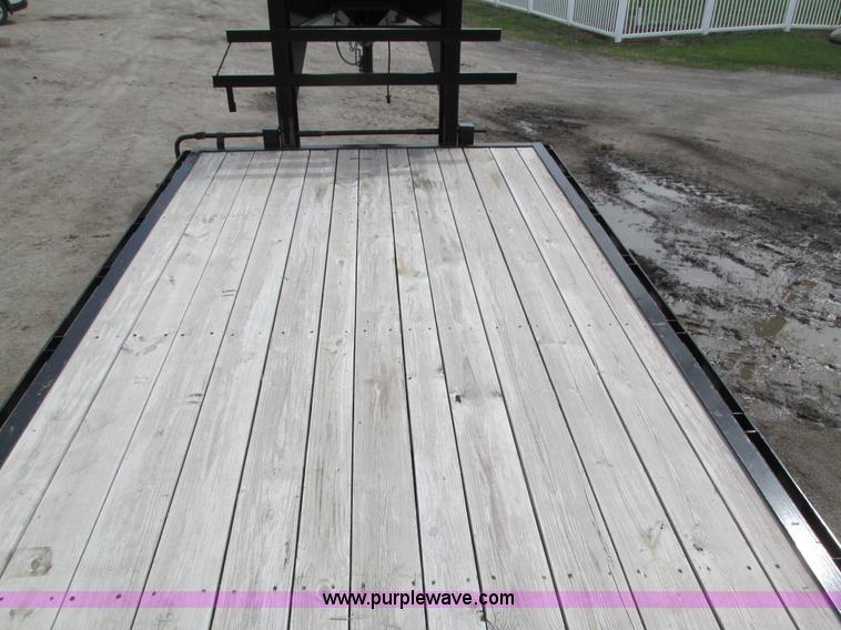 image for item I4010 2012 Delta gooseneck equipment trailer