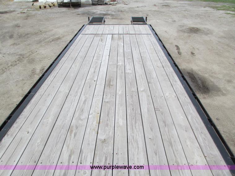 image for item I4010 2012 Delta gooseneck equipment trailer