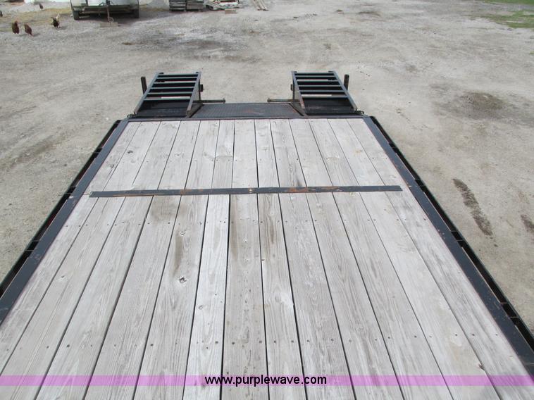 image for item I4010 2012 Delta gooseneck equipment trailer