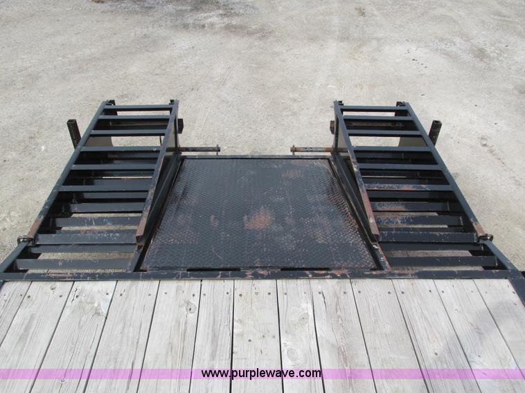 image for item I4010 2012 Delta gooseneck equipment trailer