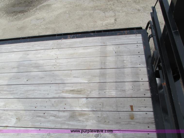 image for item I4010 2012 Delta gooseneck equipment trailer