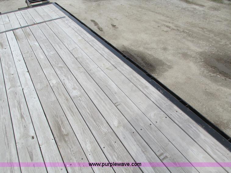 image for item I4010 2012 Delta gooseneck equipment trailer