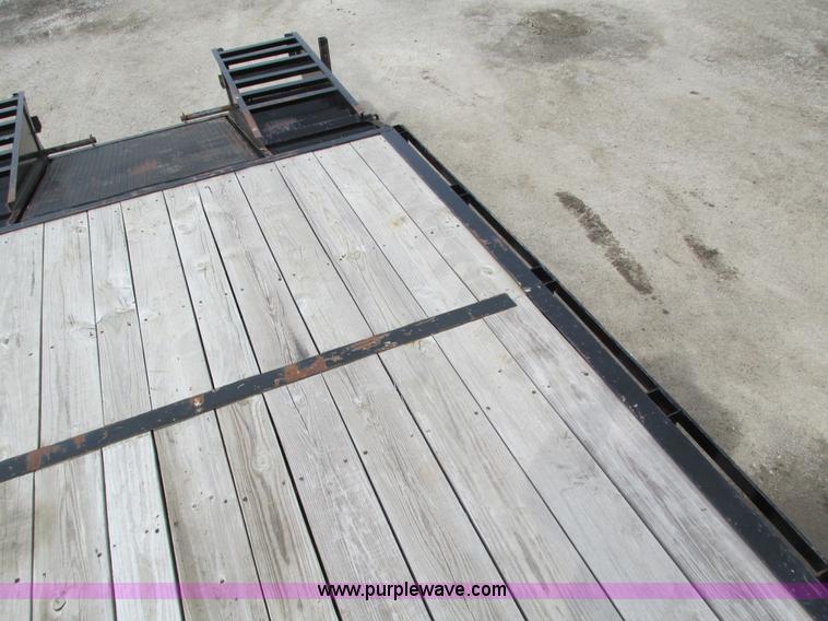 image for item I4010 2012 Delta gooseneck equipment trailer