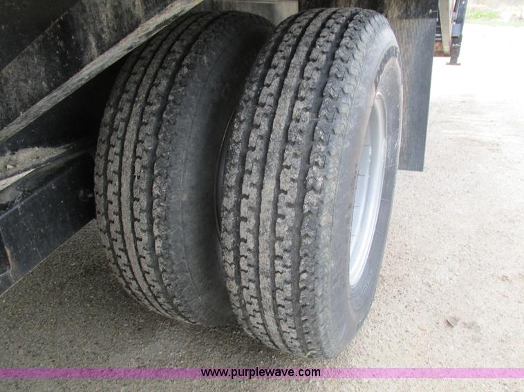 image for item I4010 2012 Delta gooseneck equipment trailer