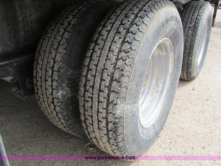 image for item I4010 2012 Delta gooseneck equipment trailer