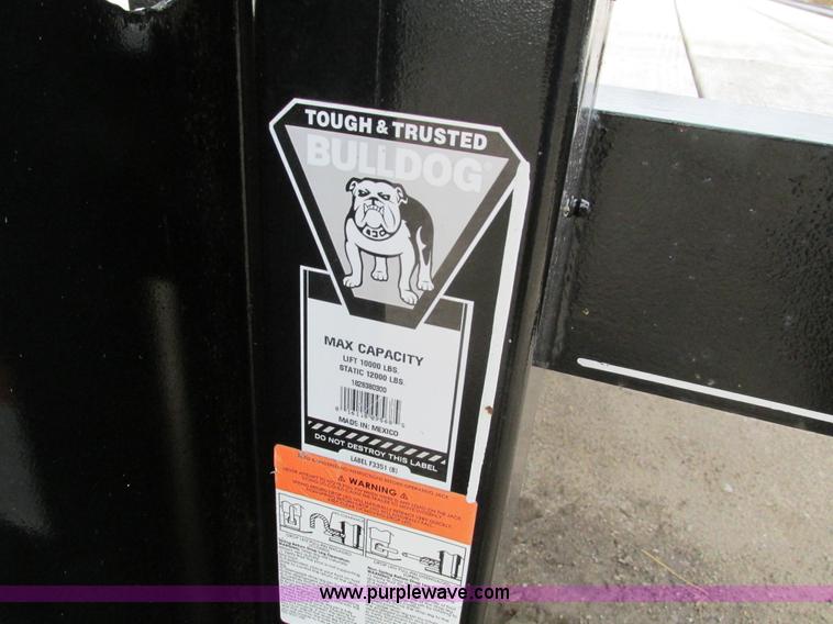 image for item I4010 2012 Delta gooseneck equipment trailer