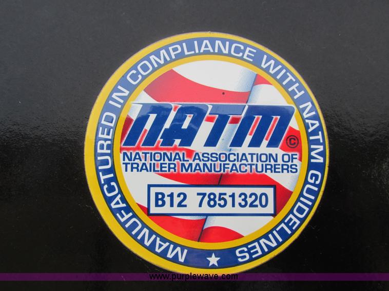 image for item I4010 2012 Delta gooseneck equipment trailer