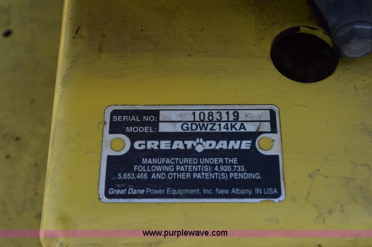 image for item K2465 Great Dane riding lawn mower