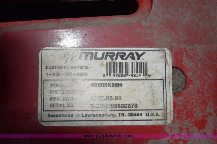 image for item K2470 Murray riding lawn mower