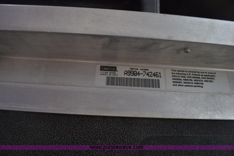 image for item K2498 1999 Club Car golf cart