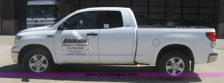 image for item K2996 2007 Toyota Tundra SR5 Double Cab pickup truck