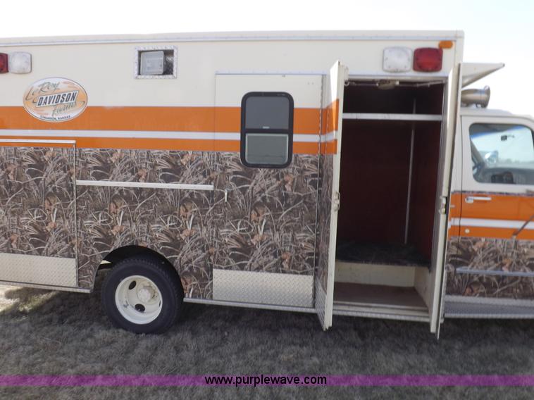 image for item K3833 1980 Ford Chateau ambulance