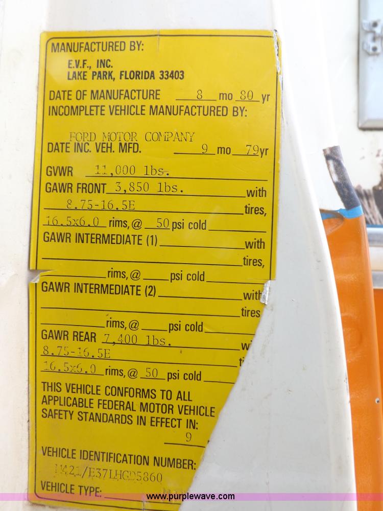 image for item K3833 1980 Ford Chateau ambulance