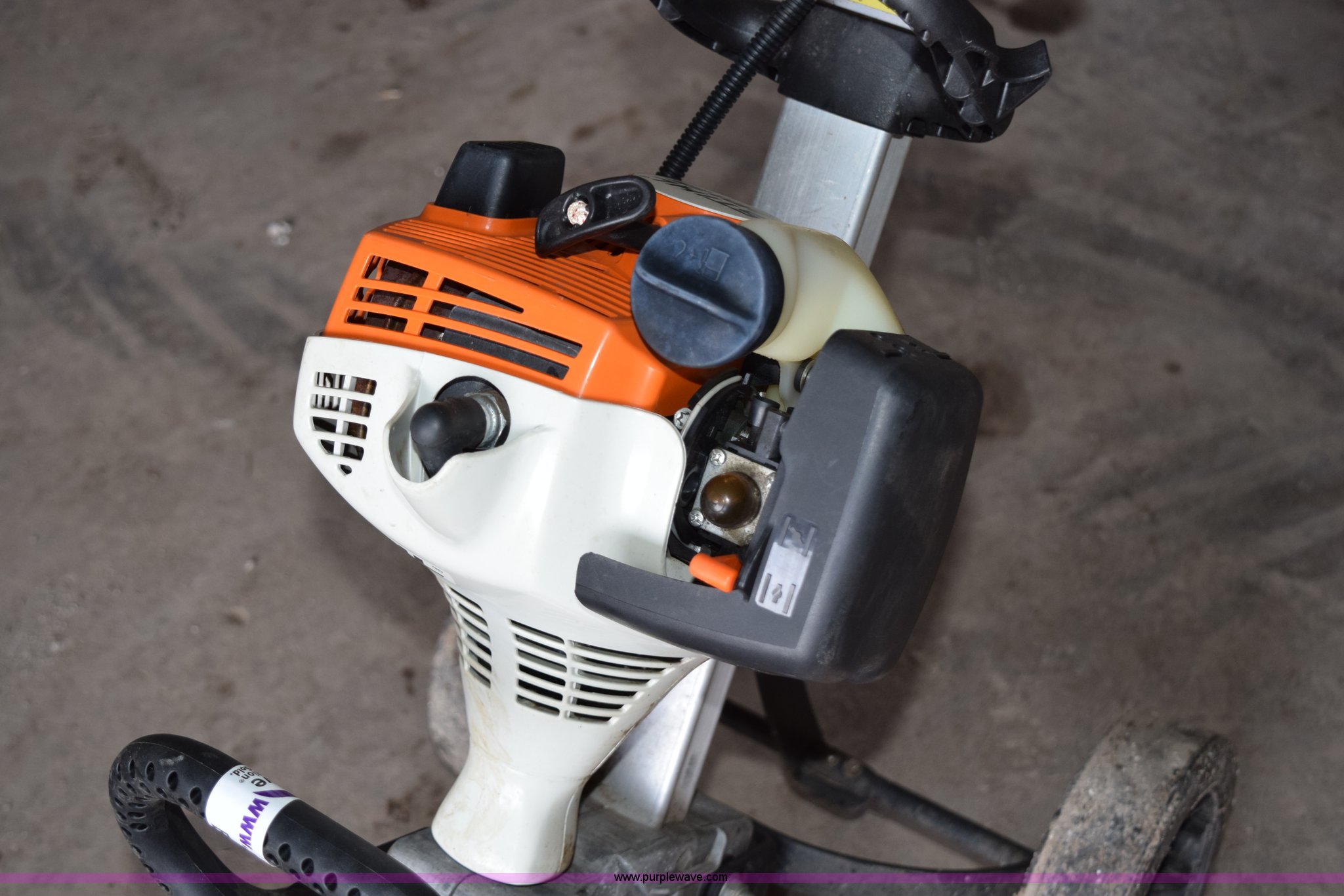 Stihl MM55 tiller in Shawnee, KS Item BA9775 sold Purple Wave