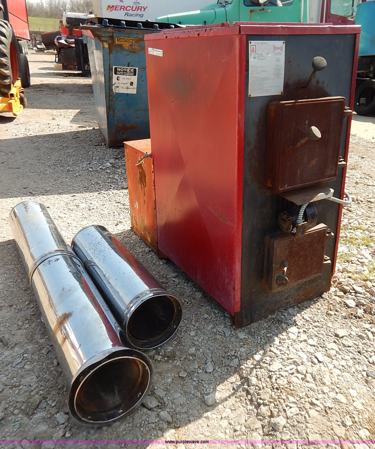 Firepower 2230 wood burning central heat furnace in Osawatomie, KS