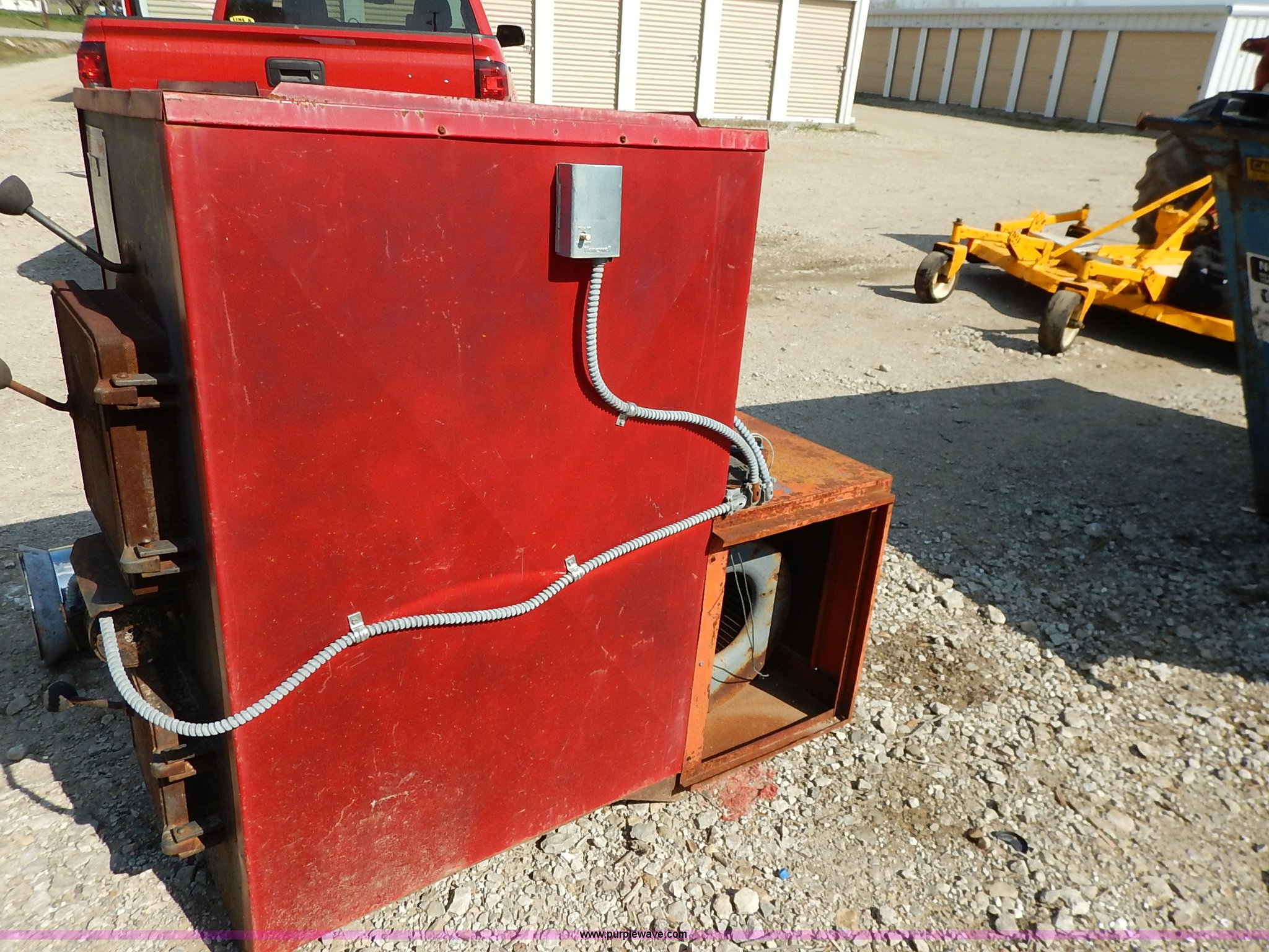 Firepower 2230 wood burning central heat furnace in Osawatomie, KS | Item  BJ9676 sold | Purple Wave