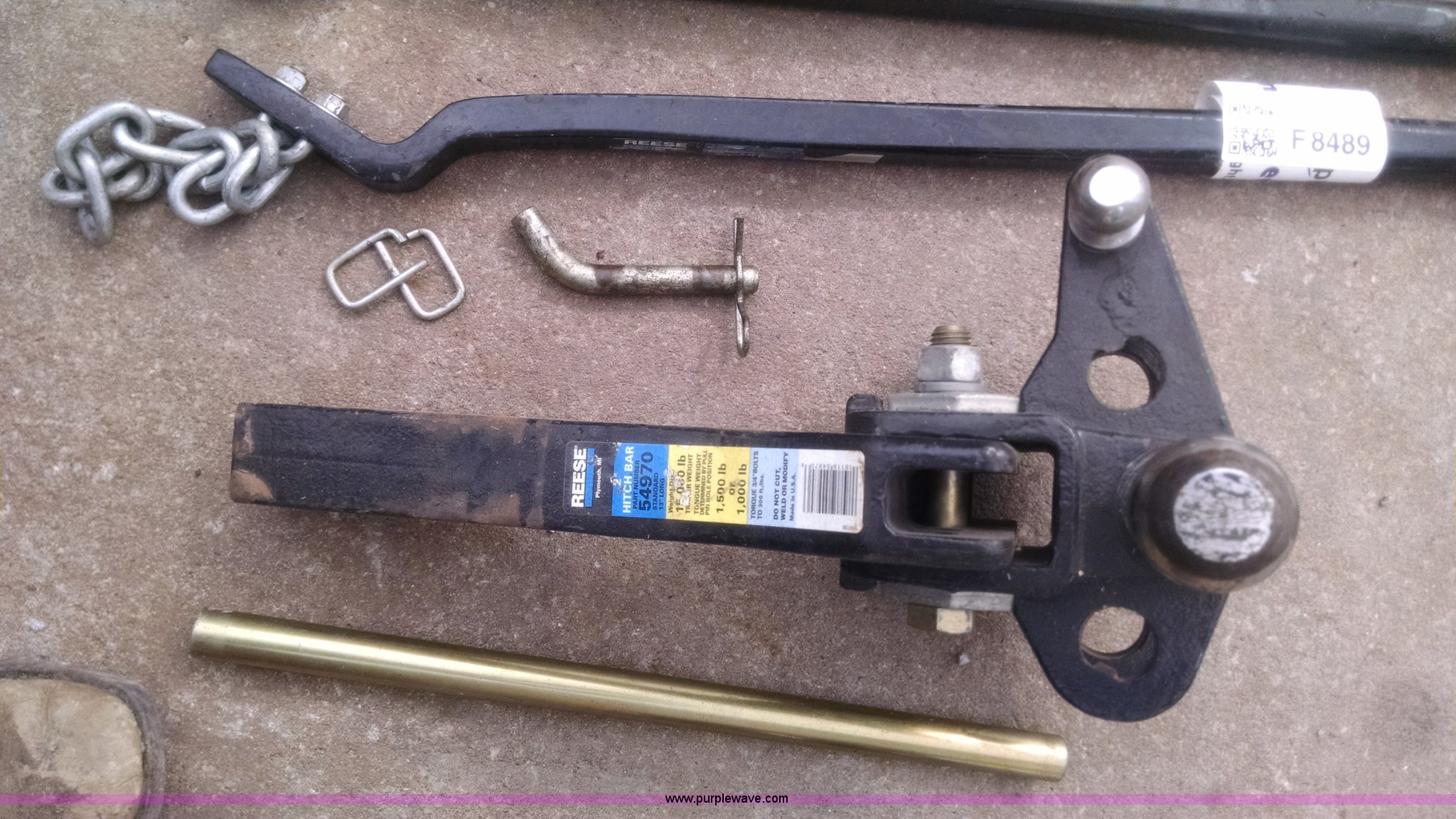 Trailer equalizer sway bar hitch in Kearney, MO Item F8489 sold