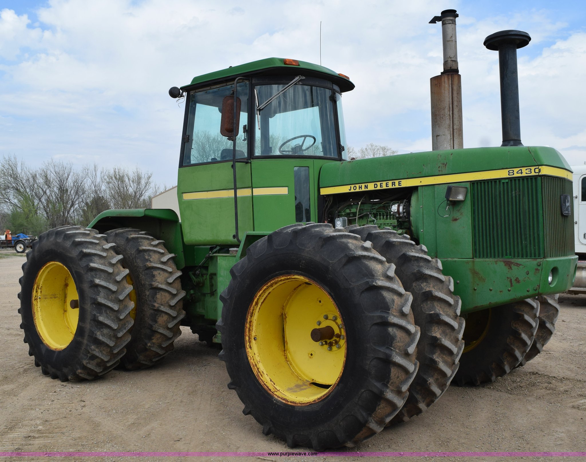 1976 John Deere 8430 4WD tractor in Goddard, KS Item H5216 sold