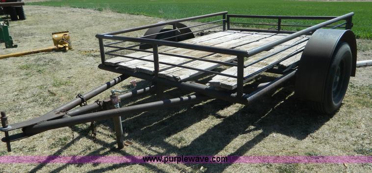 image for item BH9665 Shop built tilt deck trailer