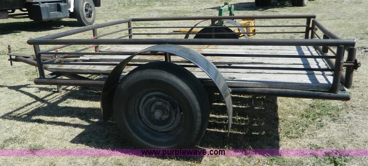 image for item BH9665 Shop built tilt deck trailer