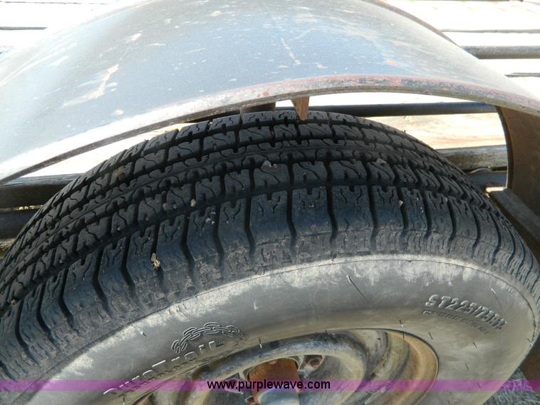 image for item BH9665 Shop built tilt deck trailer