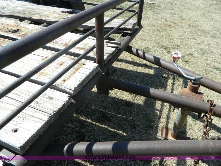 image for item BH9665 Shop built tilt deck trailer