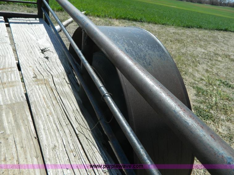 image for item BH9665 Shop built tilt deck trailer