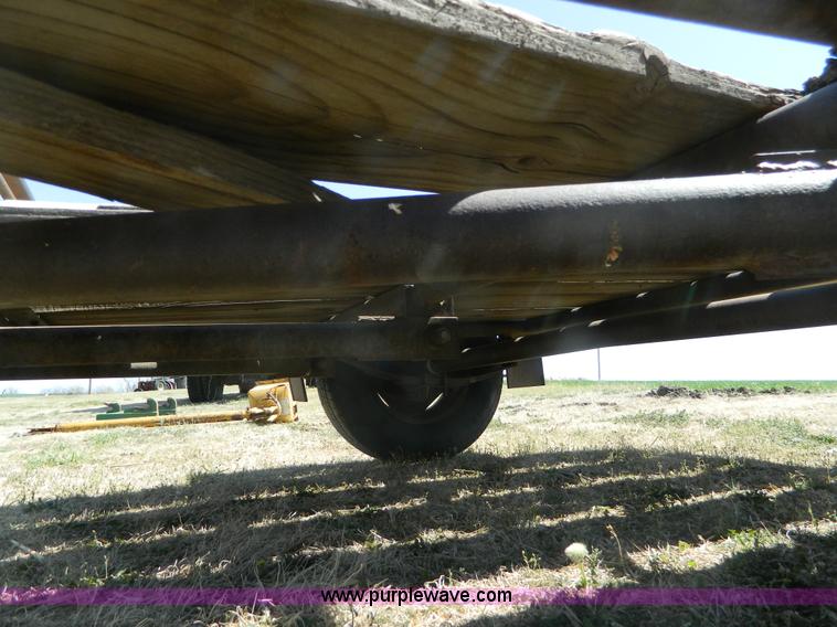 image for item BH9665 Shop built tilt deck trailer