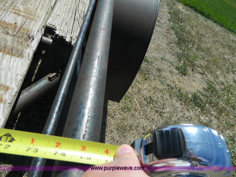 image for item BH9665 Shop built tilt deck trailer