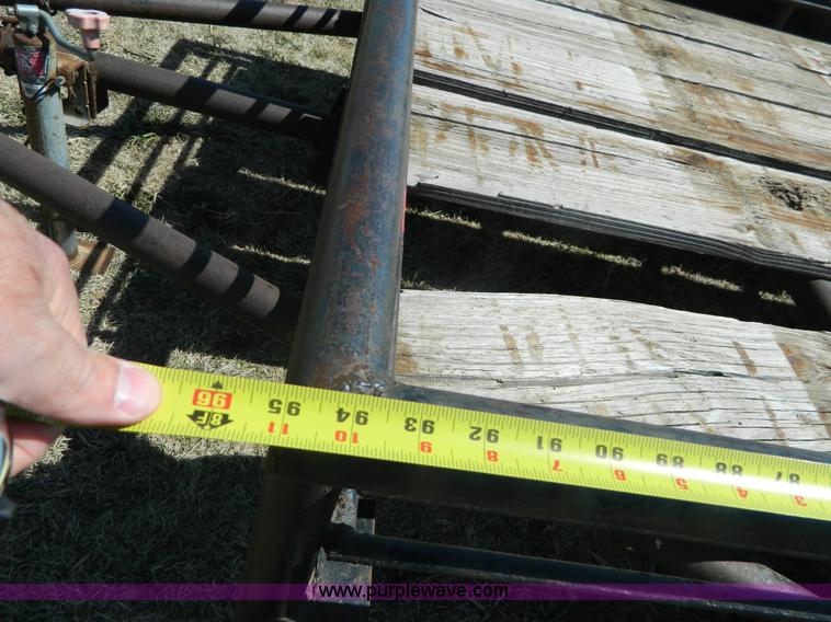 image for item BH9665 Shop built tilt deck trailer