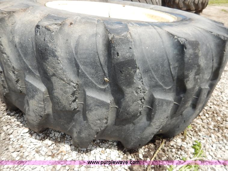 image for item BJ9592 (2) Titan 17.5L-24 tires and wheels