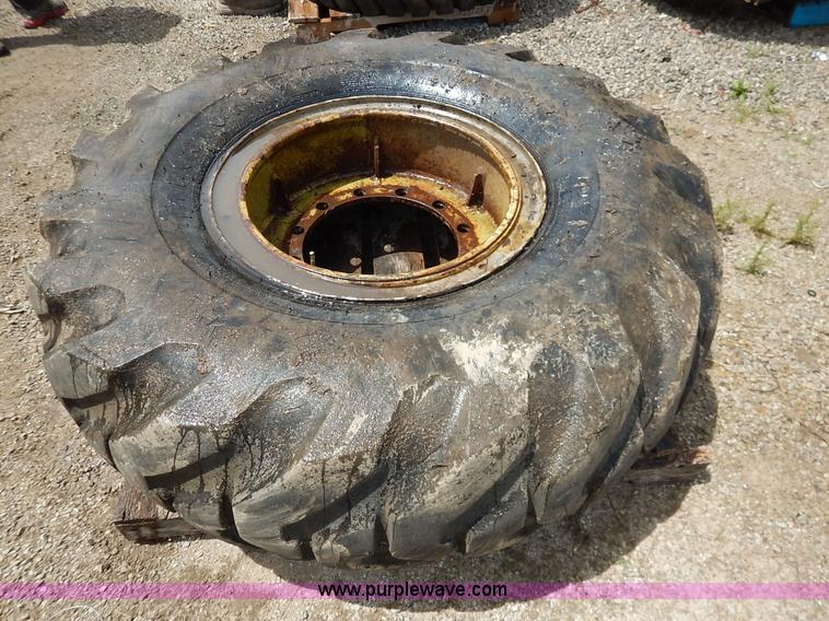 image for item BJ9596 (3) Firestone 16.00-24 tires and wheels