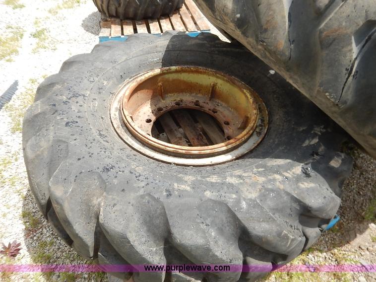 image for item BJ9596 (3) Firestone 16.00-24 tires and wheels