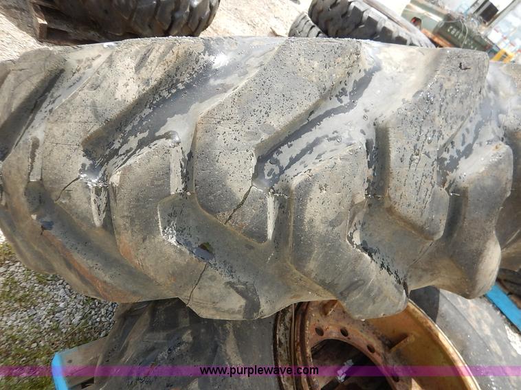 image for item BJ9596 (3) Firestone 16.00-24 tires and wheels