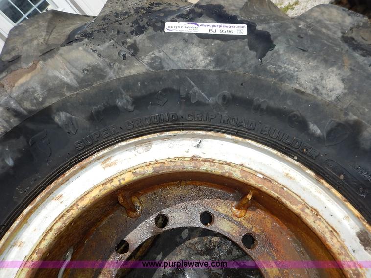 image for item BJ9596 (3) Firestone 16.00-24 tires and wheels