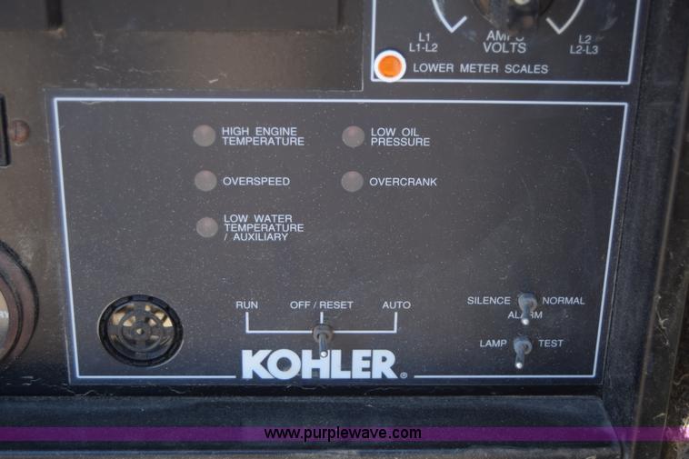 image for item BQ9717 2002 Kohler 10RY Power System 10 back up generator