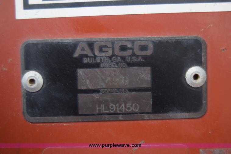 image for item H8616 2002 Hesston 4910 large square baler