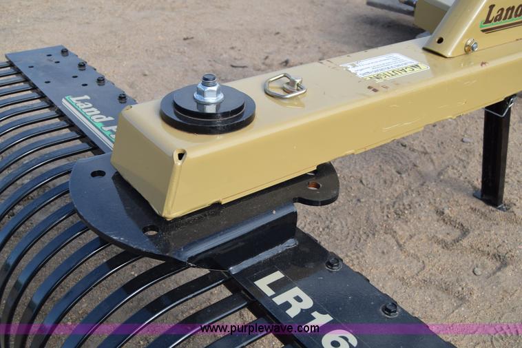 Land Pride LR1660 rock rake in Kinsley, KS Item H8624 sold Purple Wave