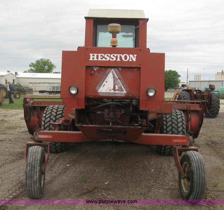 image for item H8652 1981 Hesston 6550 self-propelled windrower