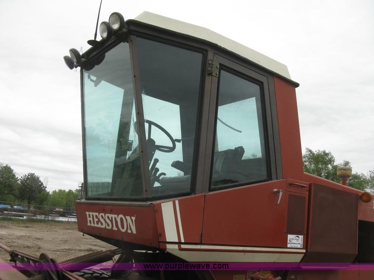 image for item H8652 1981 Hesston 6550 self-propelled windrower
