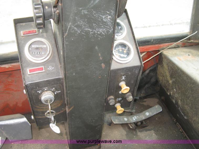 image for item H8652 1981 Hesston 6550 self-propelled windrower