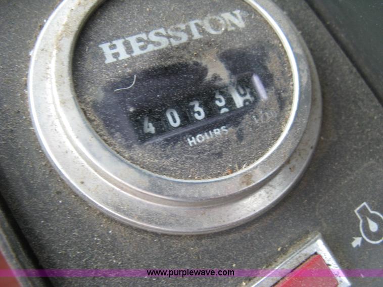 image for item H8652 1981 Hesston 6550 self-propelled windrower