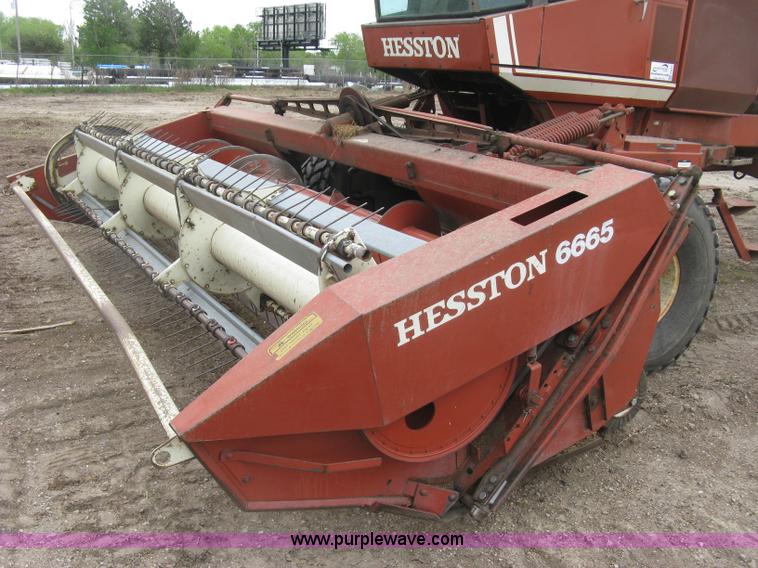 image for item H8652 1981 Hesston 6550 self-propelled windrower