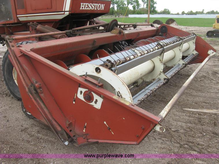 image for item H8652 1981 Hesston 6550 self-propelled windrower