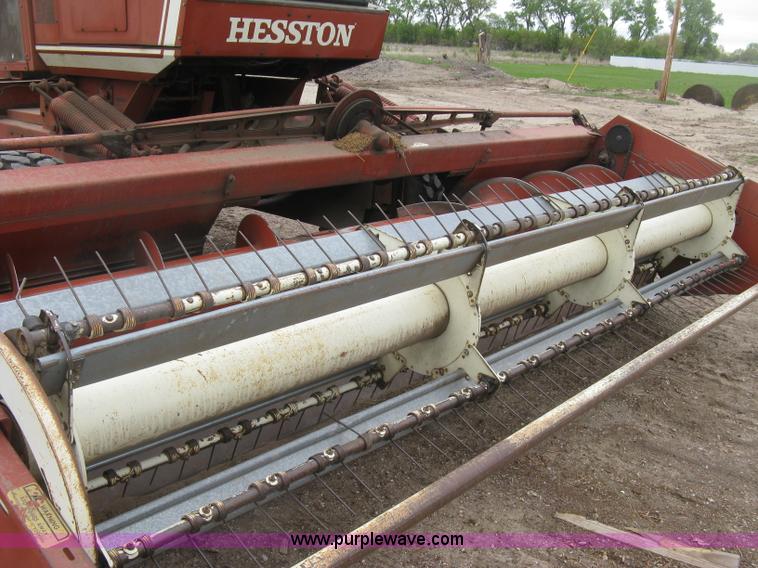 image for item H8652 1981 Hesston 6550 self-propelled windrower