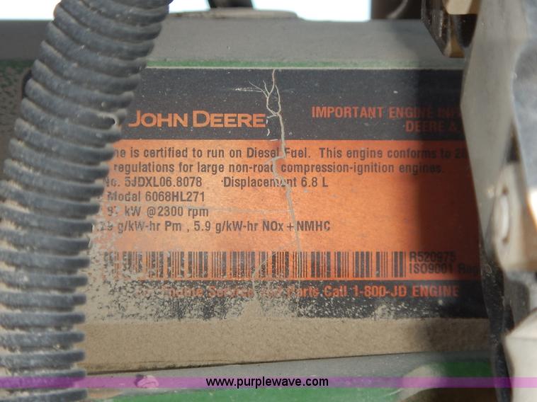image for item J3970 2005 John Deere 6615 tractor