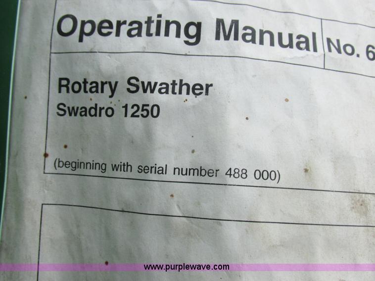 image for item K2100 Krone Swardro 1250 rotary hay rake