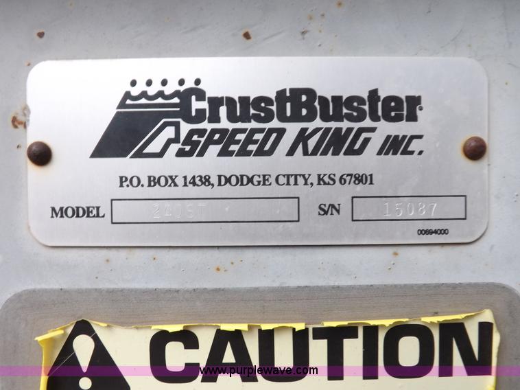 image for item K3830 Speed King 240ST seed tender